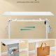SONGMICS LSD138W01 H�jdejusterbart elektrisk skrivebord 180 x 80 cm Fuldt justerbart hukommelsesfunktion med 4 h�jder Cloud White