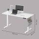 SONGMICS Elektrisk H�jdejusterbart Skrivebord, 180 x 80 x (72-120) cm, Sit-Stee-Bord, 4 H�jder, Hukommelsesfunktion til Kontor, Hjemmekontor, Cloud White LSD138W01