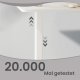 SONGMICS Elektrisk H�jdejusterbart Skrivebord, 180 x 80 x (72-120) cm, Sit-Stee-Bord, 4 H�jder, Hukommelsesfunktion til Kontor, Hjemmekontor, Cloud White LSD138W01