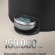 SONGMICS 30L Rund Sopkorg med 15 Avfallsp�sar, Metallpedal, Avtagbar Plasthink, Handtag, Mjukst&auml;ngande Lock, St�l, Bl&auml;cksvart LTB031BZ02