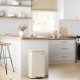 30L k&ouml;ksavfallsbeh�llare med mjukst&auml;ngande lock och innerbeh�llare, sandbeige