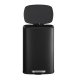 Songmics LTB050B02 50 liters k&ouml;ksavfallsbeh�llare med mjukst&auml;ngning och pedal, innerbeh�llare i st�l, svart