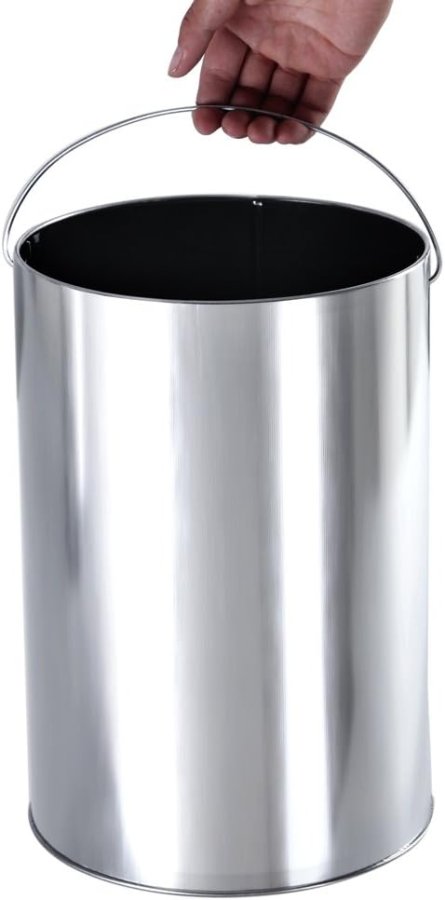 SONGMICS St�ende askfat f&ouml;r cigarett utomhusbruk rostfritt st�l svart 60,5 x 24,5 cm LTB17C