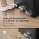 SONGMICS 3 x 18 l k&ouml;ksavfallsbeh�llare, 2-facks �tervinningsbeh�llare med 15 sops&auml;ckar, uttagbara innerbeh�llare, lock, handtag, mjukst&auml;ngning, st�l, svart LTB254BZ02
