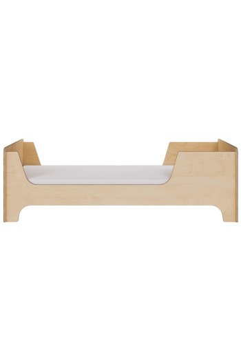 KOCOT KIDS Luca 1 Kinderbett, m. Lattenrost, ohne Matratze - Birkensperrholz natur (180x80)