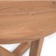KAVE HOME Nahla spisebord, rundt - naturlig akasietre (90)