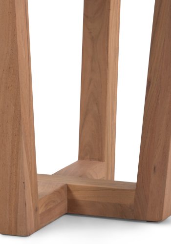 KAVE HOME Nahla spisebord, rundt - naturlig akasietre (90)