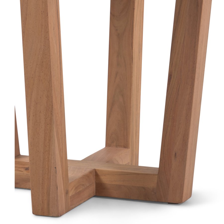 KAVE HOME Nahla spisebord, rundt - naturlig akasietre (90)