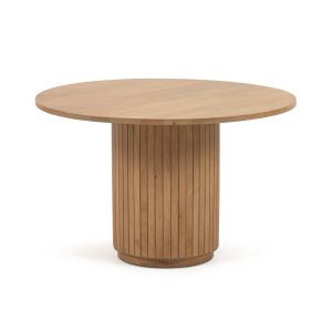 KAVE HOME Licia spisebord, rund - natur mangotr (120)