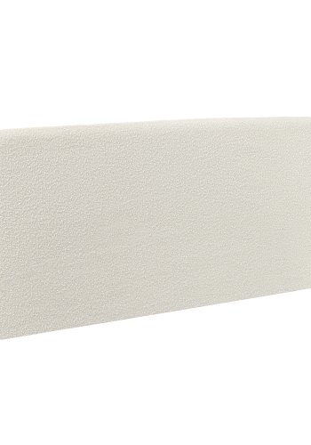 KAVE HOME Lydia sengegavl - hvid shearling stof (178x76)