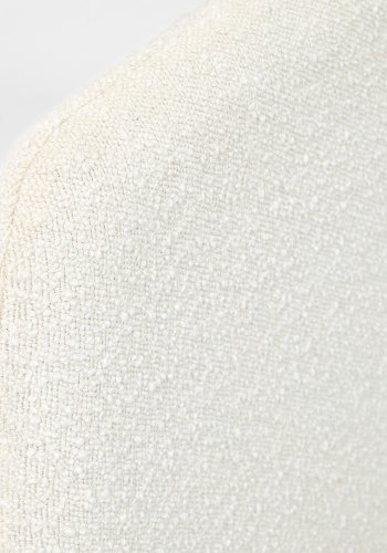 KAVE HOME Lydia sengegavl - hvid shearling stof (178x76)