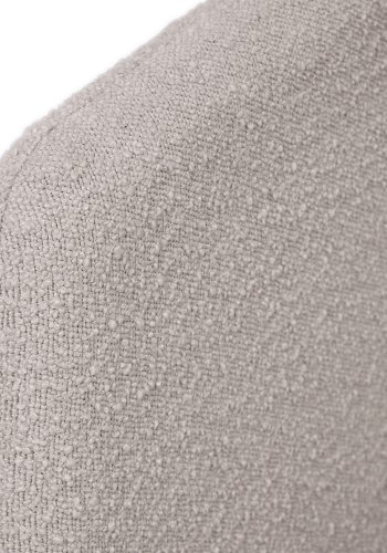 KAVE HOME Lydia sengeramme - gr� shearling stof og natur b�g (160x200)