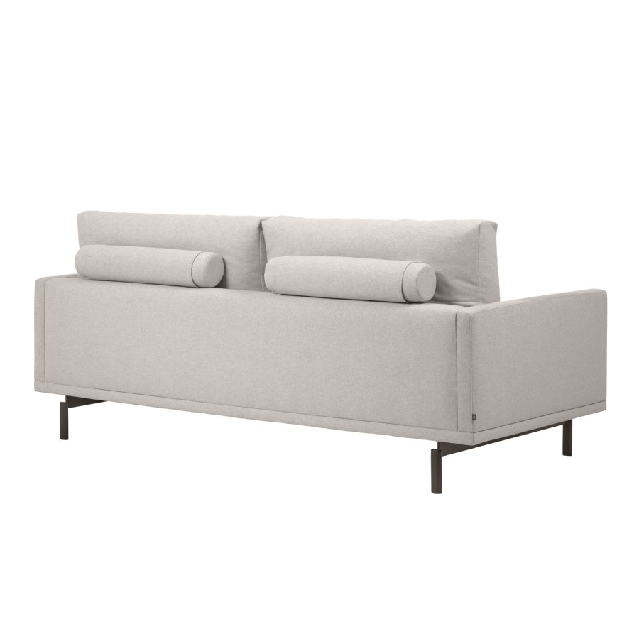 KAVE HOME Galene 3-seters sofa - beige resirkulerte fibre og jern