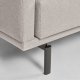 KAVE HOME Galene 3-seters sofa - beige resirkulerte fibre og jern