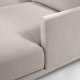 KAVE HOME Galene Soffa, med Vänster Schäslong - Beige tervunna Fibrer och Järn