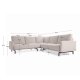 KAVE HOME Galene hj�rnesofa - beige genbrugsfibre og jern
