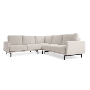 KAVE HOME Galene hj�rnesofa - beige genbrugsfibre og jern