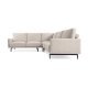KAVE HOME Galene hj�rnesofa - beige genbrugsfibre og jern