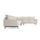 KAVE HOME Galene hj�rnesofa - beige genbrugsfibre og jern