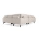 KAVE HOME Galene hj�rnesofa - beige genbrugsfibre og jern