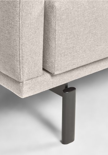 KAVE HOME Galene hj�rnesofa - beige genbrugsfibre og jern