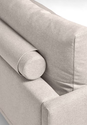 KAVE HOME Galene hj�rnesofa - beige genbrugsfibre og jern