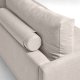 KAVE HOME Galene hj�rnesofa - beige genbrugsfibre og jern