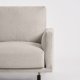 KAVE HOME Galene 4-seters sofa - beige resirkulerte fibre og jern