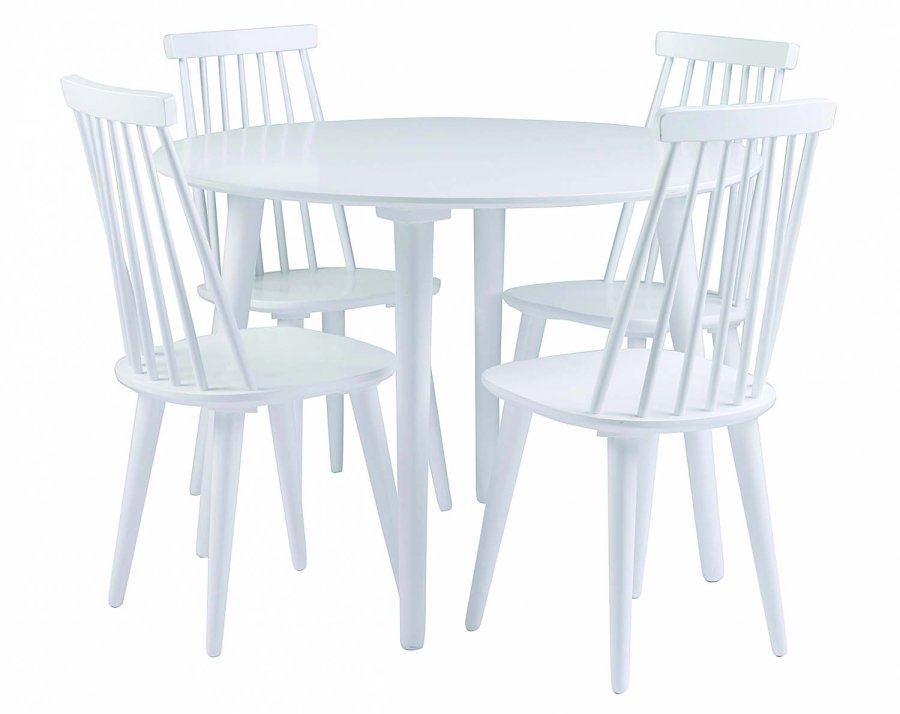 ROWICO Lotta spisebord - hvid, rund (106) 