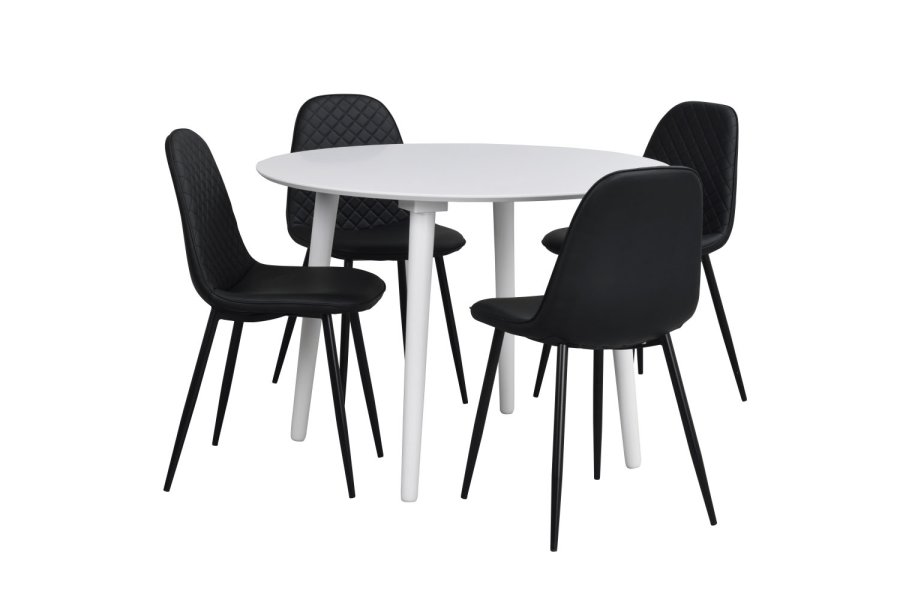 ROWICO Lotta spisebord - hvid, rund (106) 