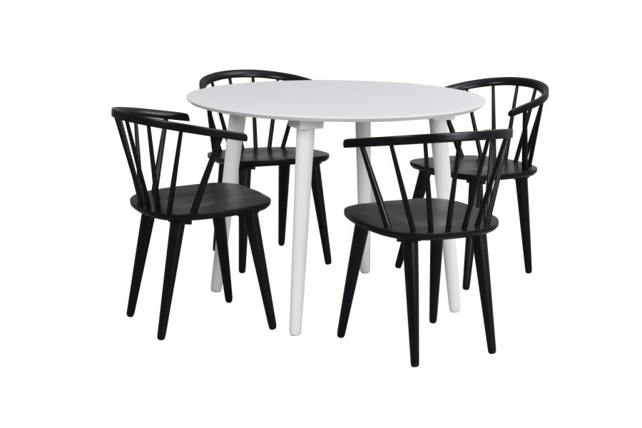 ROWICO Lotta spisebord - hvid, rund (106) 