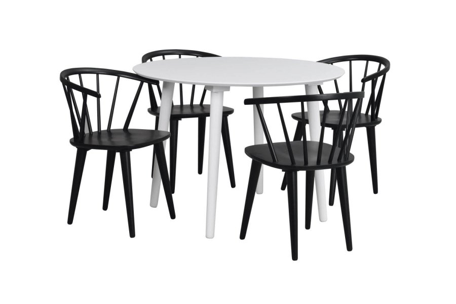 ROWICO Lotta spisebord - hvid, rund (106) 