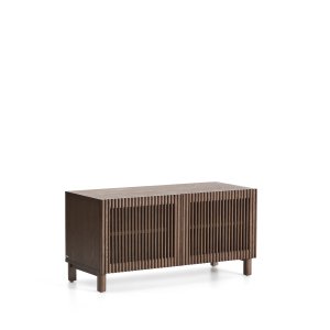 KAVE HOME Beyla skoskab, m. 2 l�ger og 2 hylder - valn�ddefarvet asketr�sfiner og asketr�