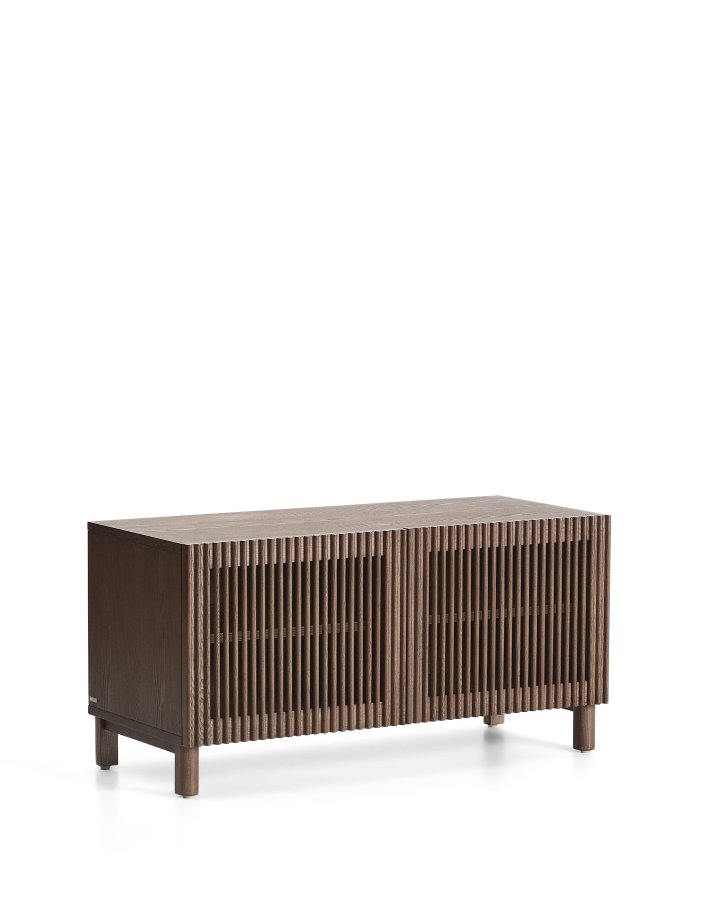 KAVE HOME Beyla skoskab, m. 2 l�ger og 2 hylder - valn�ddefarvet asketr�sfiner og asketr�