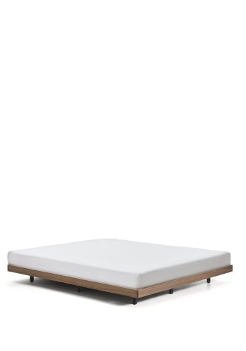 KAVE HOME Norlen sengebund - m�rk valn�ddefiner (til 160 x 200 cm madras)