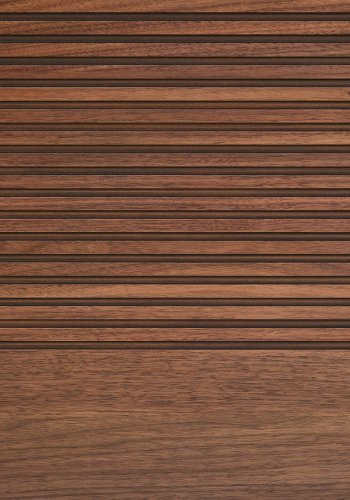 KAVE HOME Norlen sengegavl, m. LED-lys - m�rk valn�ddefiner (til seng op til 180 cm)