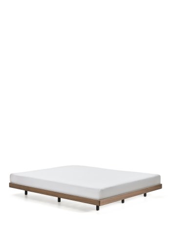 KAVE HOME Norlen sengebund - m�rk valn�ddefiner (til 180 x 200 cm madras)