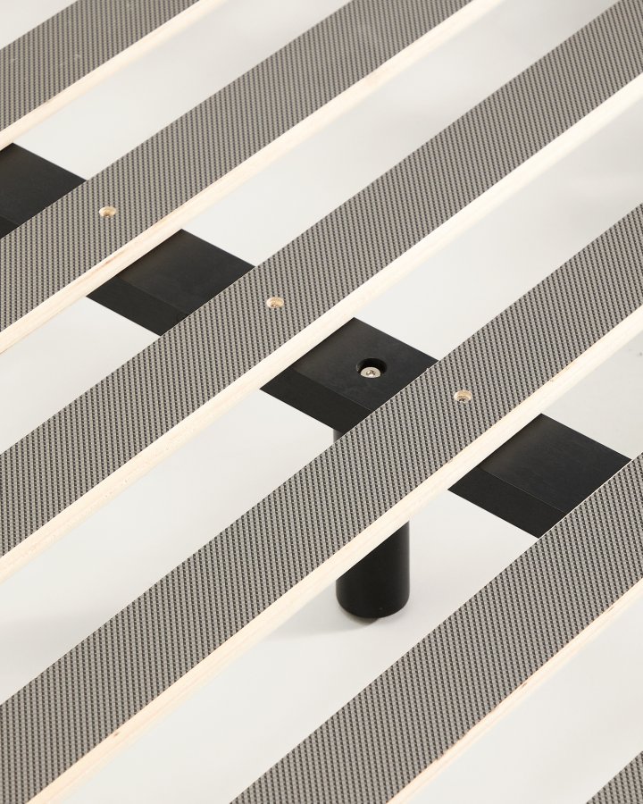 KAVE HOME Norlen sengebund - m�rk valn�ddefiner (til 180 x 200 cm madras)