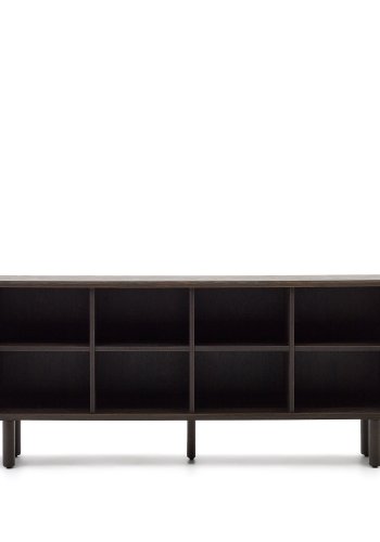 KAVE HOME Mailen skjenk, m. 2 drer og hyller - mrk ask finer (180x40)