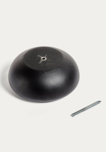 KAVE HOME Nadue sett med 3 veggkroker laget av heltre bk med svart finish