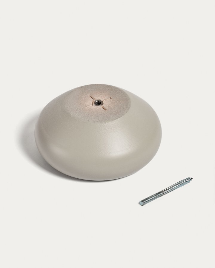 KAVE HOME Nadue sett med 3 veggkroker i heltre bk med gr overflate