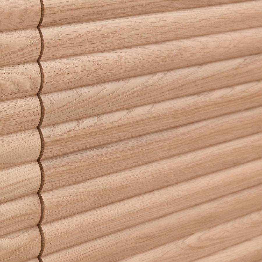 KAVE HOME Lenon-skap, m. 4 drer - naturlig eikefiner og eiketre