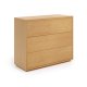 KAVE HOME Abilen kommode, m. 3 skuffer - naturlig eikefiner