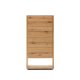 KAVE HOME Alguema kommode, m. 4 skuffer - naturlig eikefiner (60x120)