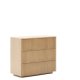 KAVE HOME Helvine kommode, m. 3 skuffer - naturlig eikefiner