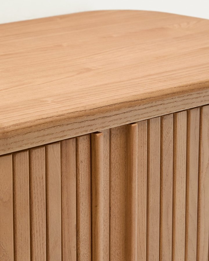 KAVE HOME Mailen baderomsskap, m. 2 skyvedrer - finér i naturlig ask (90x45)