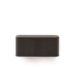 KAVE HOME Mailen badevrelsesskab, m. 2 skydelger - mrkebrun askefinér (90x45)