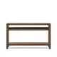 KAVE HOME Sashi konsolbord, m. 2 hyller - naturlig teak (140x80)