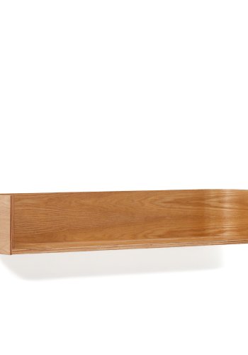 KAVE HOME Octavia hylle laget av askfiner 90 x 20 cm