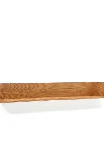 KAVE HOME Octavia hylle laget av askfiner 120 x 20 cm